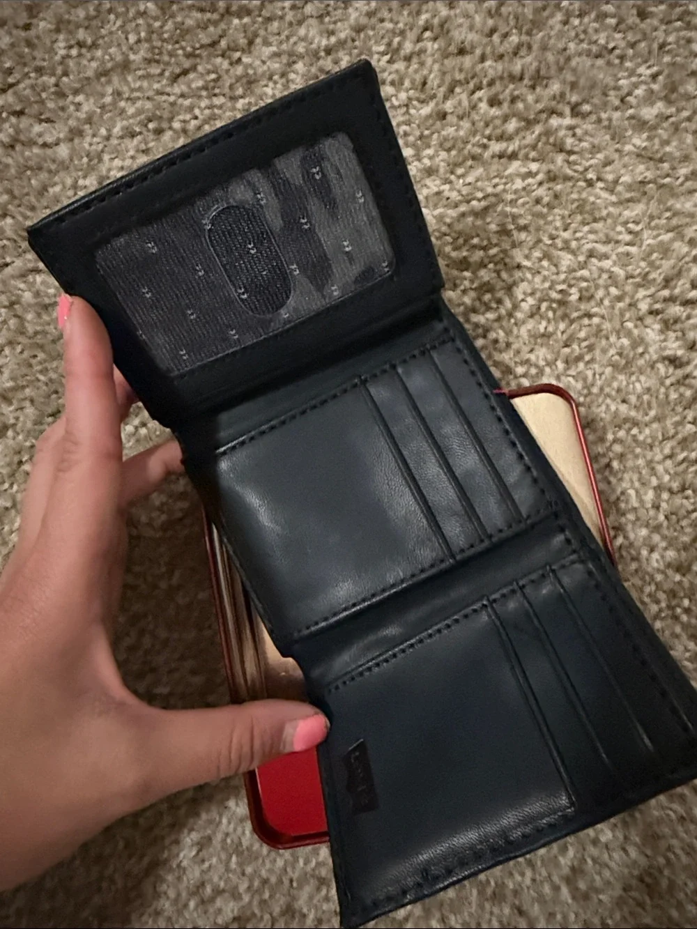 Levi's Black Men's Bifold Wallet